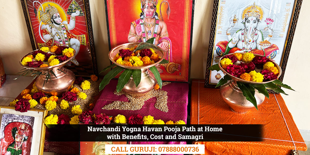 Navchandi Yogna Havan Pooja at Home Ramanand Guruji 7888000736